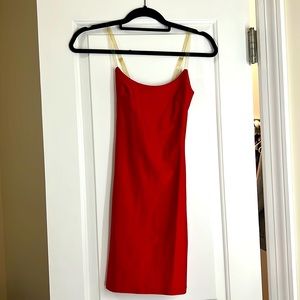 Red hot mini dress
